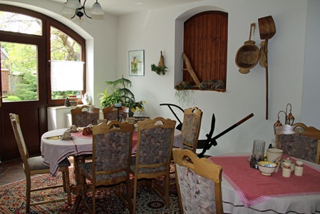 Frühstücksraum im Landhotel Biberburg