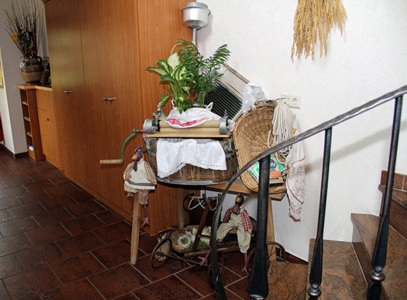Treppenaufgang im Landhotel Biberburg
